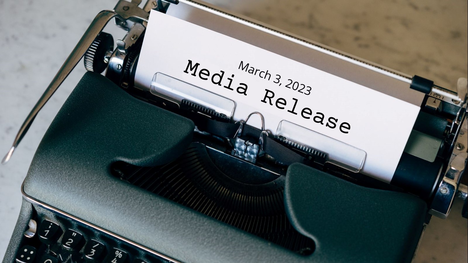 Media Release - March 3, 2023
